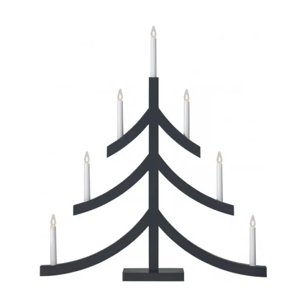 Star Trading Pagod Kerzenhalter 70 cm Grau