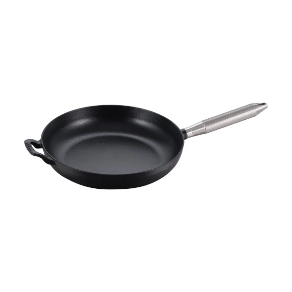 STAUB Buster & Punch Bratpfanne Gusseisen schwarz Ø28 cm Stahlgriff