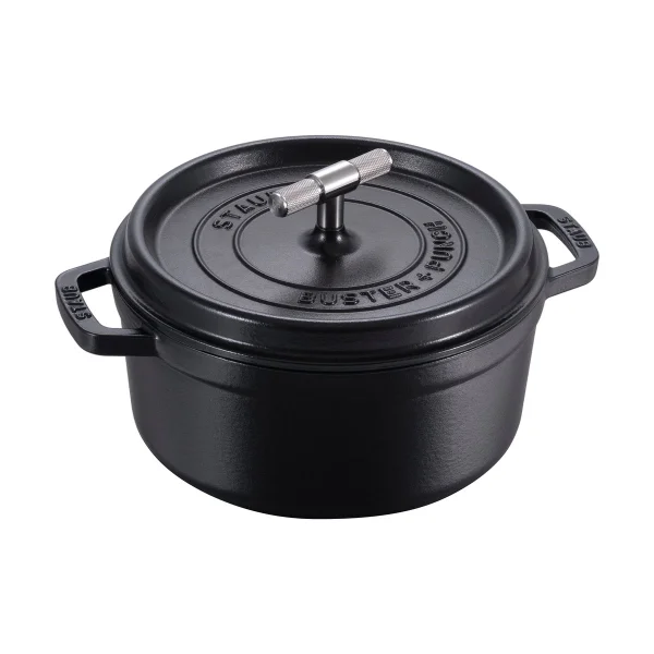 STAUB Buster & Punch Topf Gusseisen Edelstahl 3,7 L