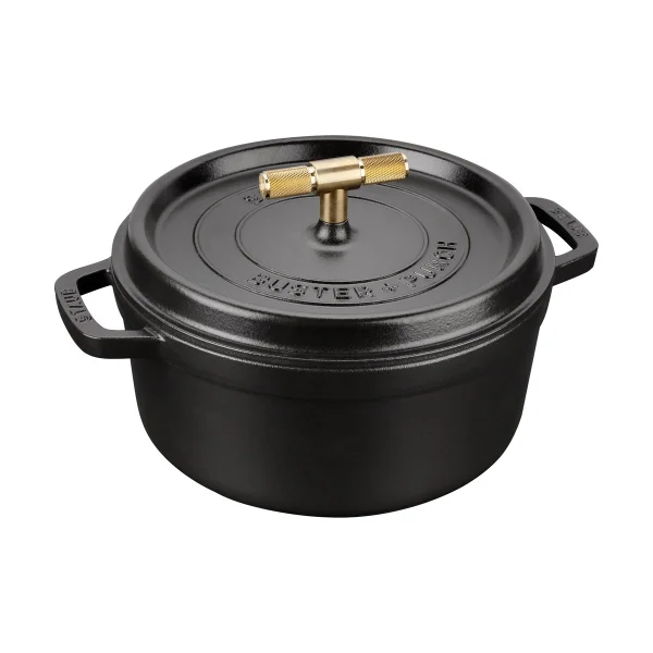 STAUB Buster & Punch Topf Gusseisen Messing 3,8 L