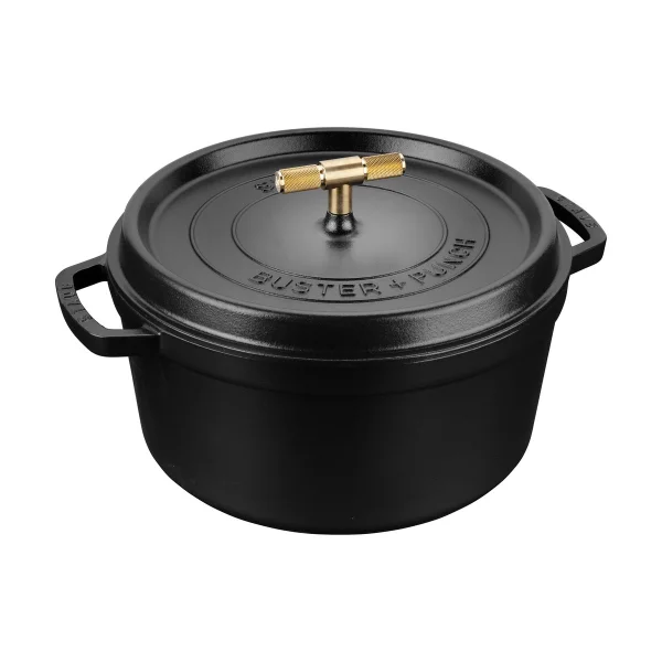 STAUB Buster & Punch Topf Gusseisen Messing 6,75 L