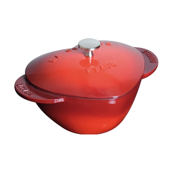 STAUB Staub La Cocotte Herzform 1,75 L Rot