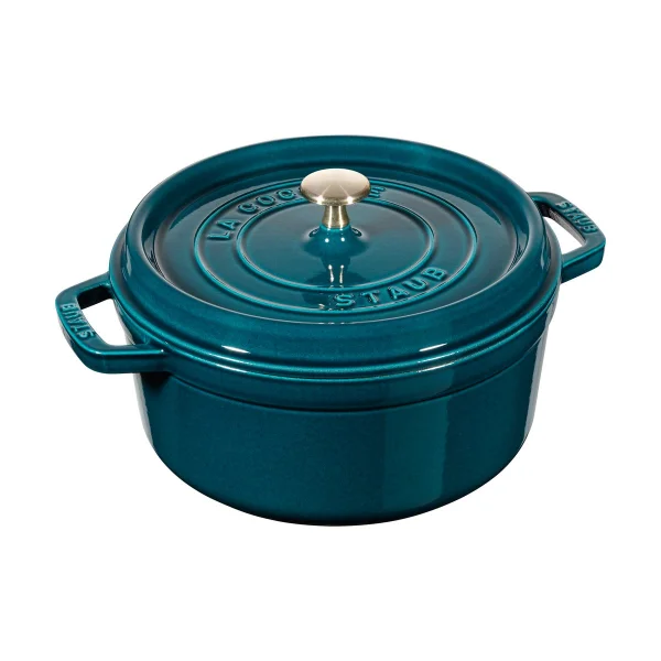 STAUB Staub La Cocotte runder Topf Gusseisen 2,2 L La Mer