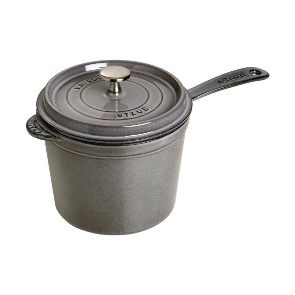 STAUB Staub La Cocotte Topf hoch Grafitgrau 2,8 L