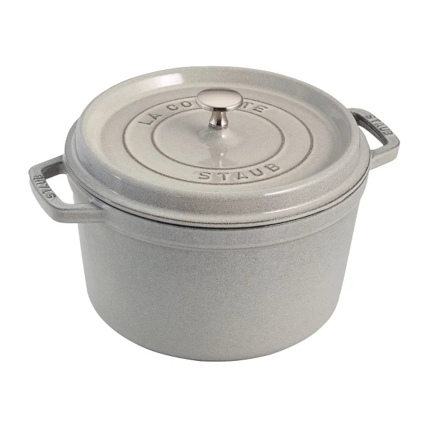 STAUB Staub runder Topf hoch Modell 4,8 L White Truffle