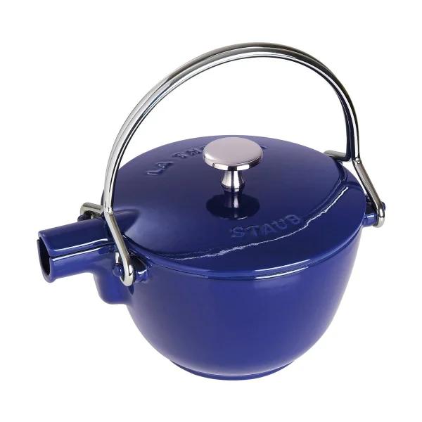 STAUB Staub Teekanne Gusseisen rund 1,15 L Dunkelblau