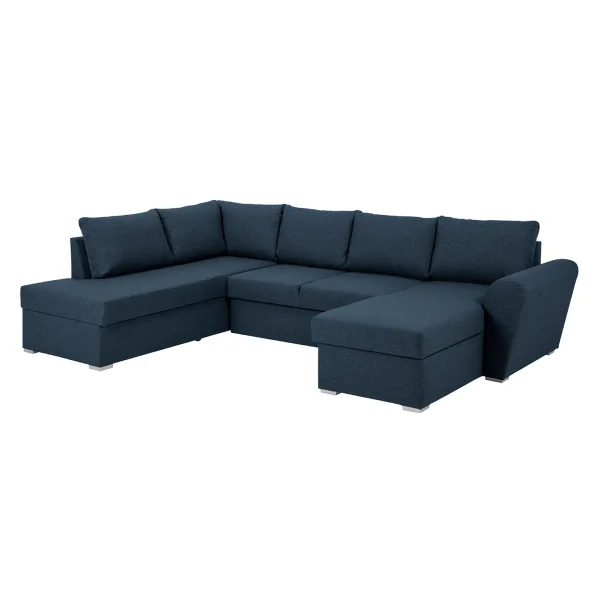 Stefan Schlafsofa Chaiselong rechts, blau.