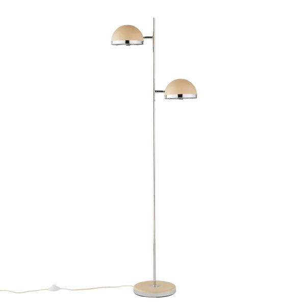 Stehlampe Vanyta, Eisen Farbig Und Verchromt