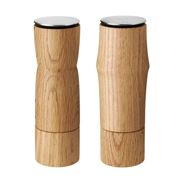 Stelton Storm Salz- und Pfeffermühlen-Set Oak