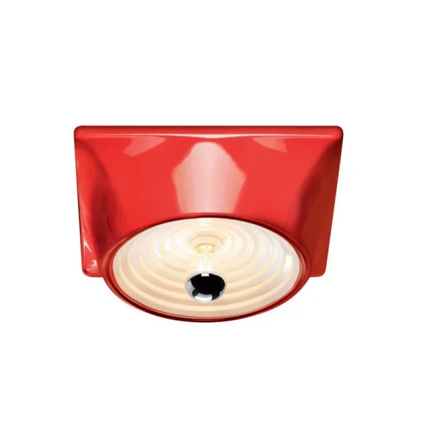 Stilnovo - Goletta Deckenlampe, rot glänzend, Breite 36 cm
