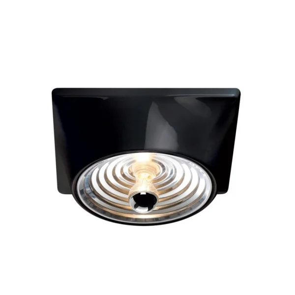 Stilnovo - Goletta Deckenlampe, schwarz/aluminium, 36 cm