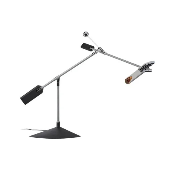 Stilnovo - Halley LED-Tischlampe, grau, Ausladung 100 cm