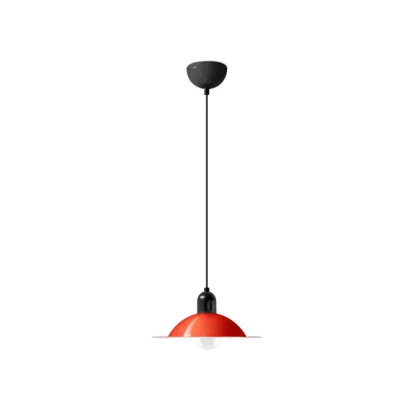 Stilnovo - Lampiatta LED-Hängeleuchte, koralle, Ø 28 cm