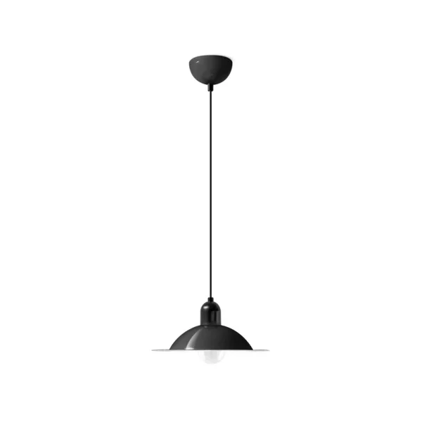 Stilnovo - Lampiatta LED-Hängeleuchte, schwarz, Ø 28 cm