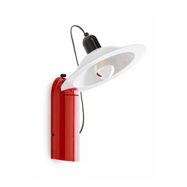 Stilnovo - Lampiatta LED-Wandleuchte, rot, Höhe 49,5 cm