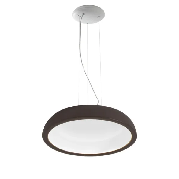 Stilnovo - Reflexio LED-Hängeleuchte, Ø 46 cm, braun