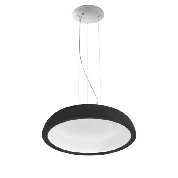 Stilnovo - Reflexio LED-Hängeleuchte, schwarz, Ø 46 cm