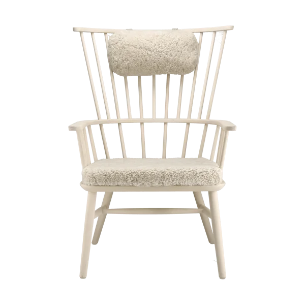 Stolab Henriette Sessel mit Sesselkissen & Nackenkissen White oiled-Moonlight