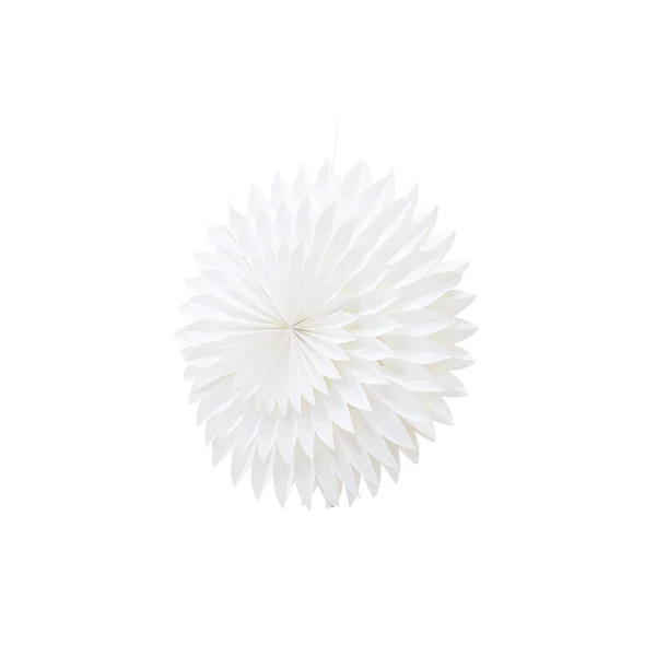 Storlien Weihnachtsstern mit Licht Papier Ø80 cm Pendelleuchte weiß.