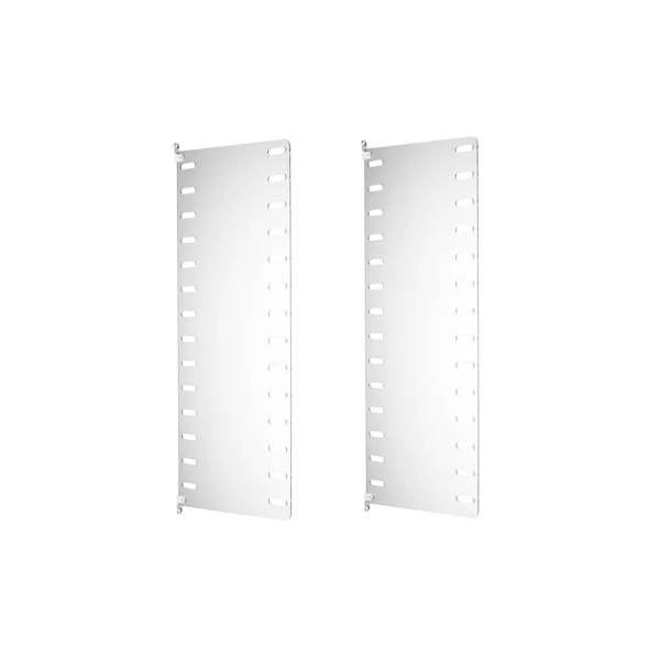 String String Plex Wandleiter Transparent, 75x30 cm, 2er Pack
