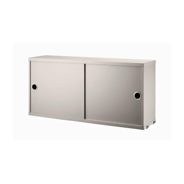 String String Schrank mit Schiebetür Beige, 78x20 cm
