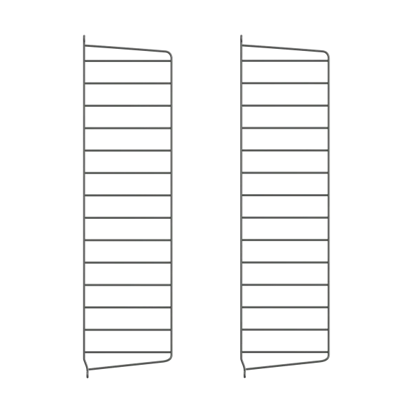 String String Wandleiter Dunkelgrau, 75x20 cm, 2er Pack