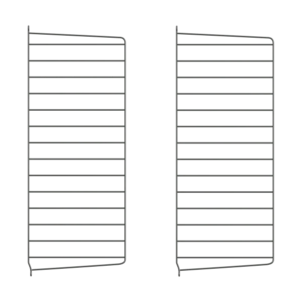 String String Wandleiter Dunkelgrau, 75x30 cm, 2er Pack