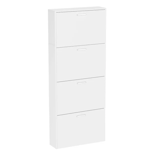 SulosL Schuhschrank 4 Türen weiß.