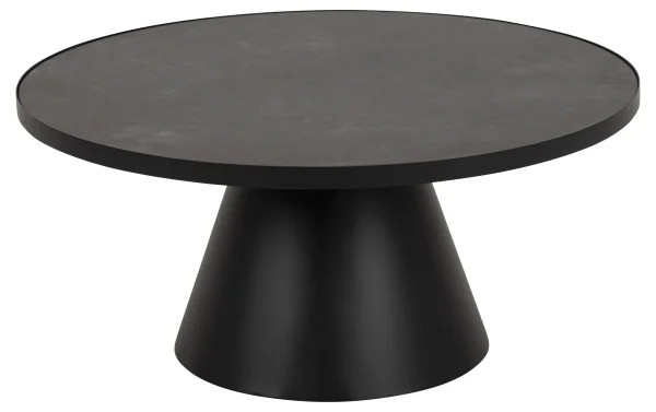 Sun Couchtisch Ø85 cm schwarz.