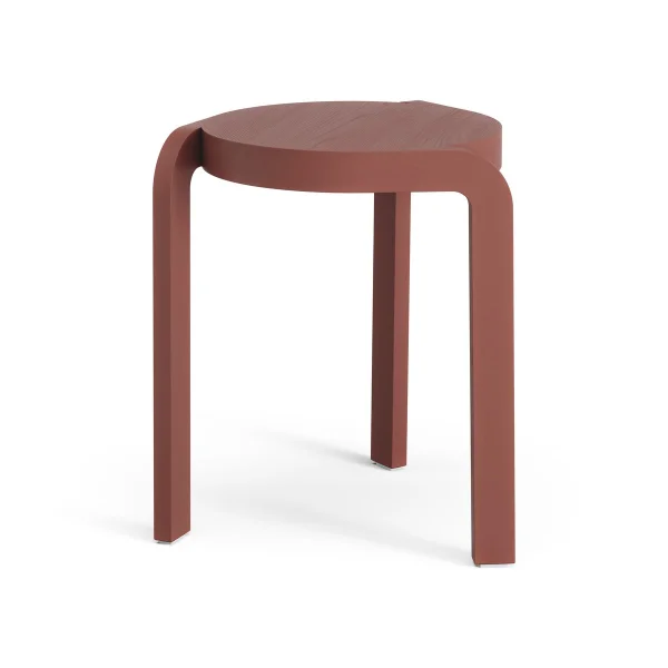 Swedese Spin Hocker H44cm Esche-english red