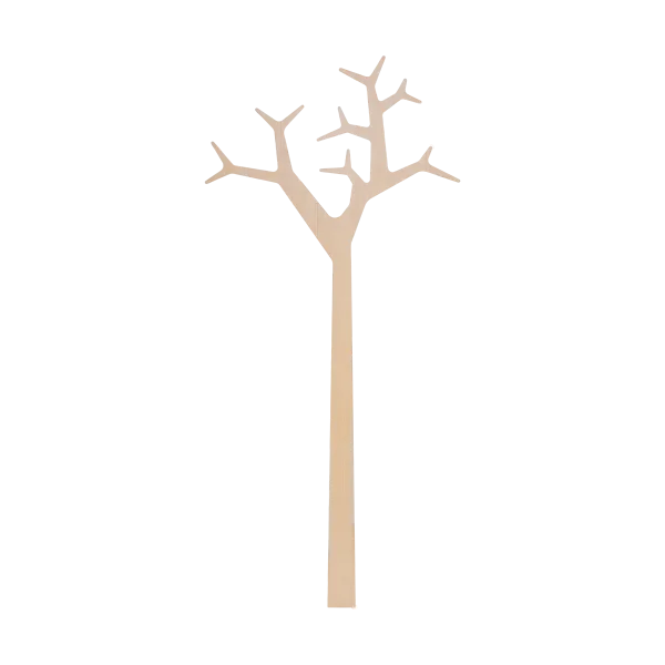 Swedese Tree Wandmontierter Garedrobenaufhängung Special Edition 194 cm Weiß pigmentierte Kiefer
