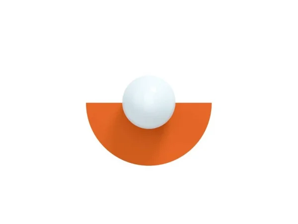 Swedish Ninja - Candy Big Circle 180 S Wandleuchte, orange