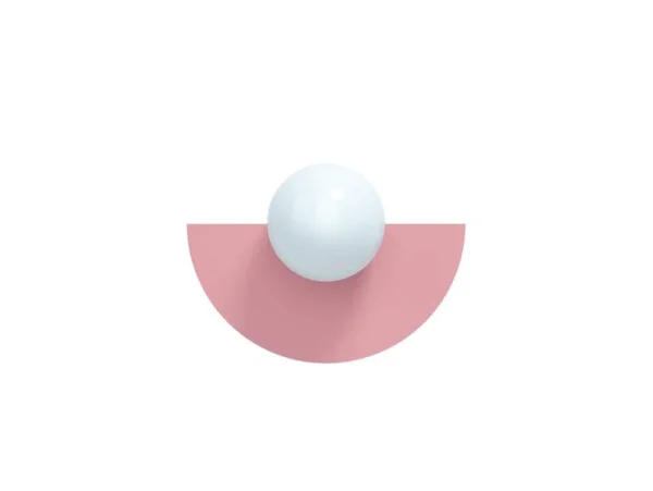 Swedish Ninja - Candy Big Circle 180 S Wandleuchte, pink
