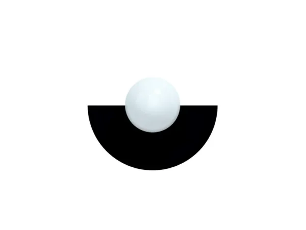 Swedish Ninja - Candy Big Circle 180 S Wandleuchte, schwarz