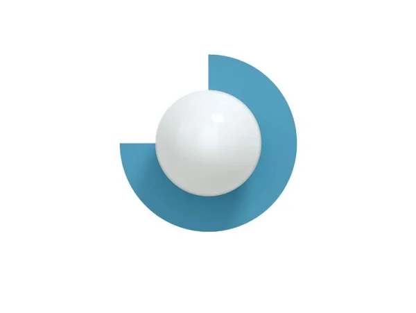 Swedish Ninja - Candy Big Circle 270 L Wandleuchte, blau