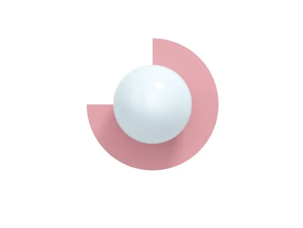 Swedish Ninja - Candy Big Circle 270 L Wandleuchte, pink