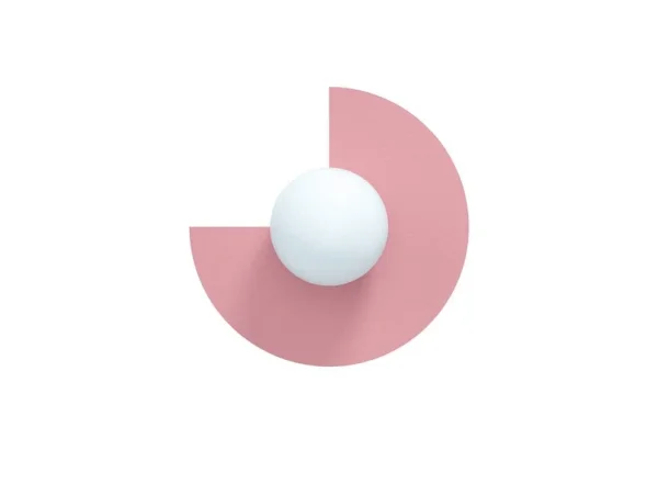 Swedish Ninja - Candy Big Circle 270 S Wandleuchte, pink