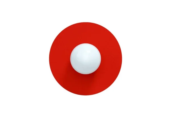 Swedish Ninja - Candy Big Circle 360 S Wandleuchte, rot