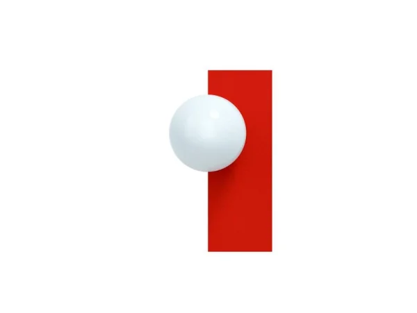 Swedish Ninja - Candy Big Rectangle S Wandleuchte, rot