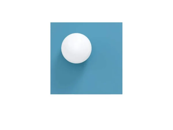 Swedish Ninja - Candy Big Square S Wand-/Deckenleuchte, blau