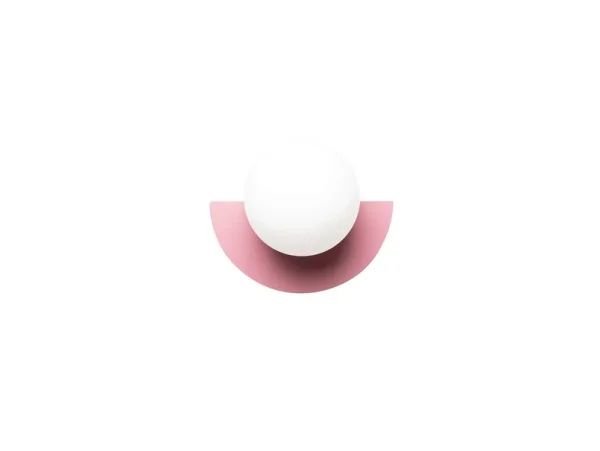 Swedish Ninja - Candy Little Circle 180 S Wandlampe, pink