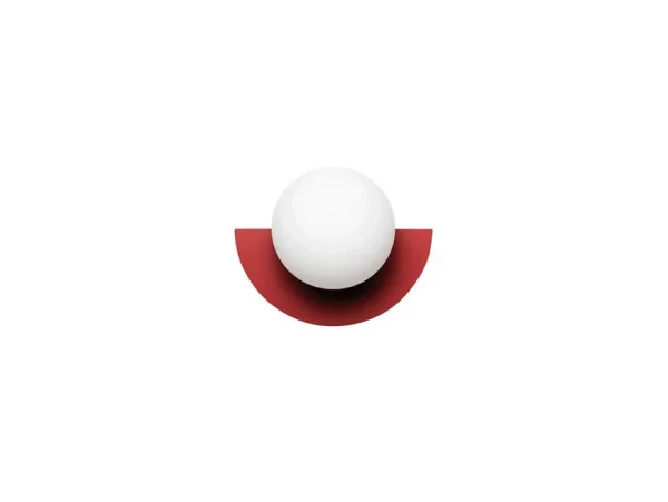 Swedish Ninja - Candy Little Circle 180 S Wandleuchte, rot