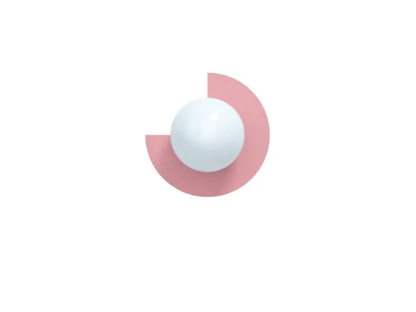 Swedish Ninja - Candy Little Circle 270 S Wandlampe, pink
