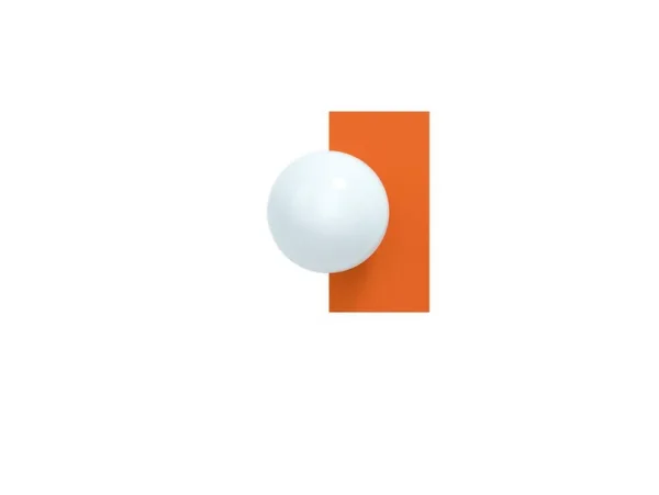 Swedish Ninja - Candy Little Rectangle S Wandleuchte, orange