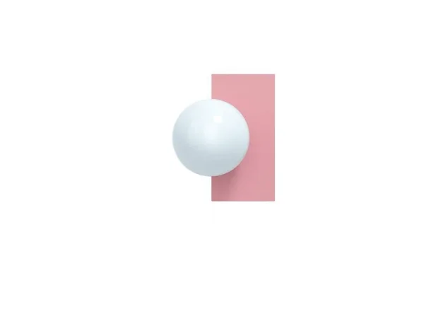 Swedish Ninja - Candy Little Rectangle S Wandleuchte, pink