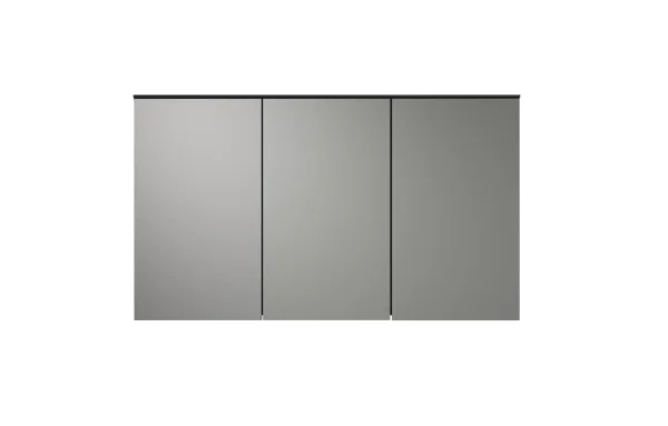 Synnax Spiegelschrank Bad 3 Spiegeltüren grau.