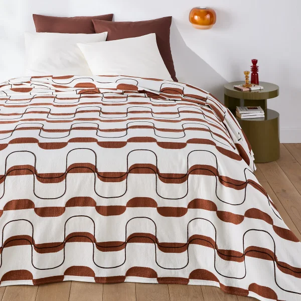 Tagesdecke Nati Aus Bestickter Baumwolle 230 x 250 cm