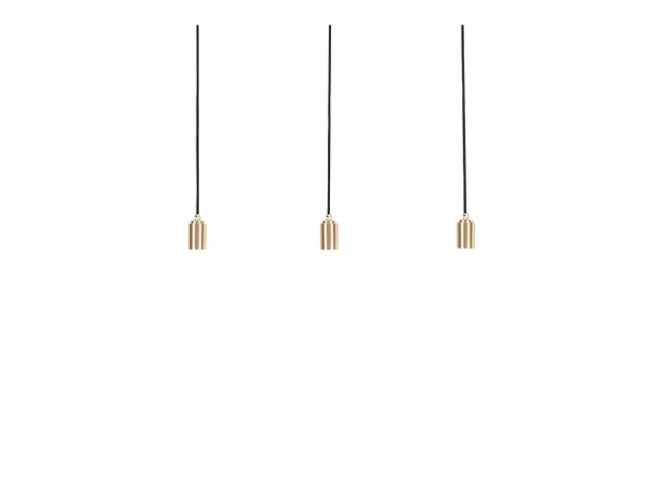 Tala - Linear Triple Pendelleuchte Brass