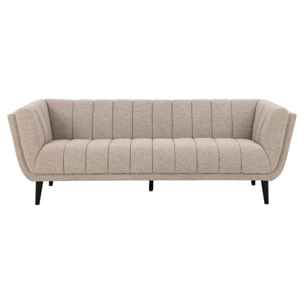 Tampa Sofa 3-Sitzer Bouclé beige.