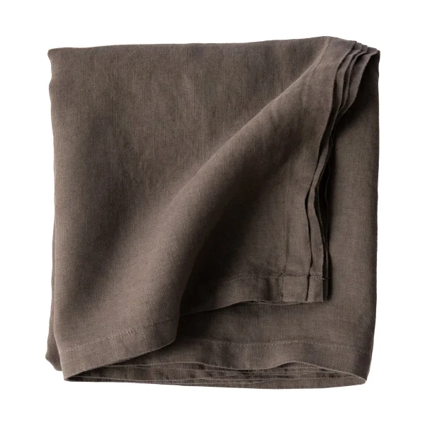 Tell Me More Tell Me More Leinentischtuch 145x145 cm Taupe